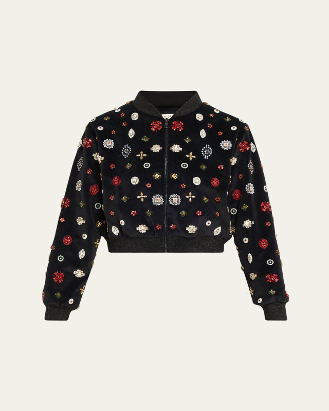 Jackie Embellished Bomber Jacket